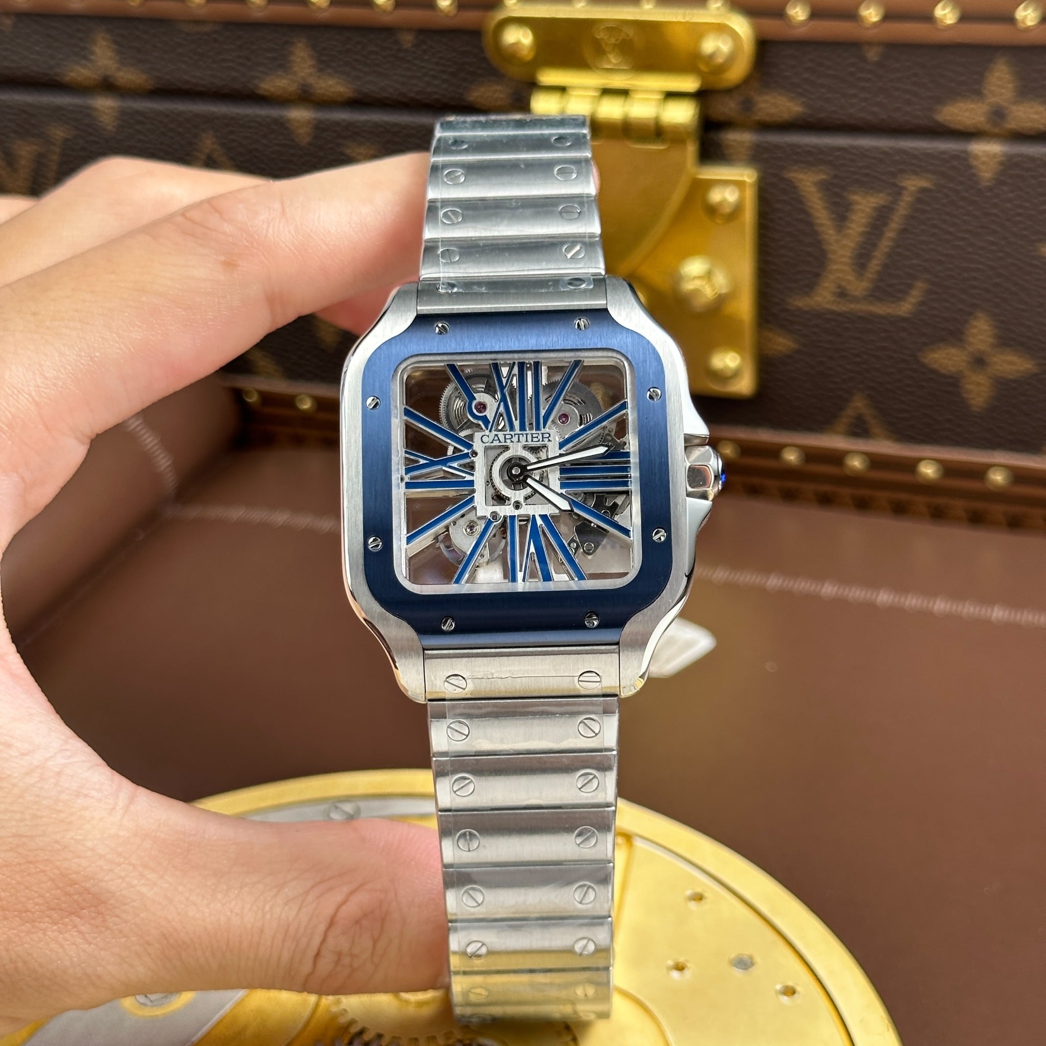 CARTIER SANTOS DE 40 MM - Đồng Hồ Cartier - Nam - DHNTT1738