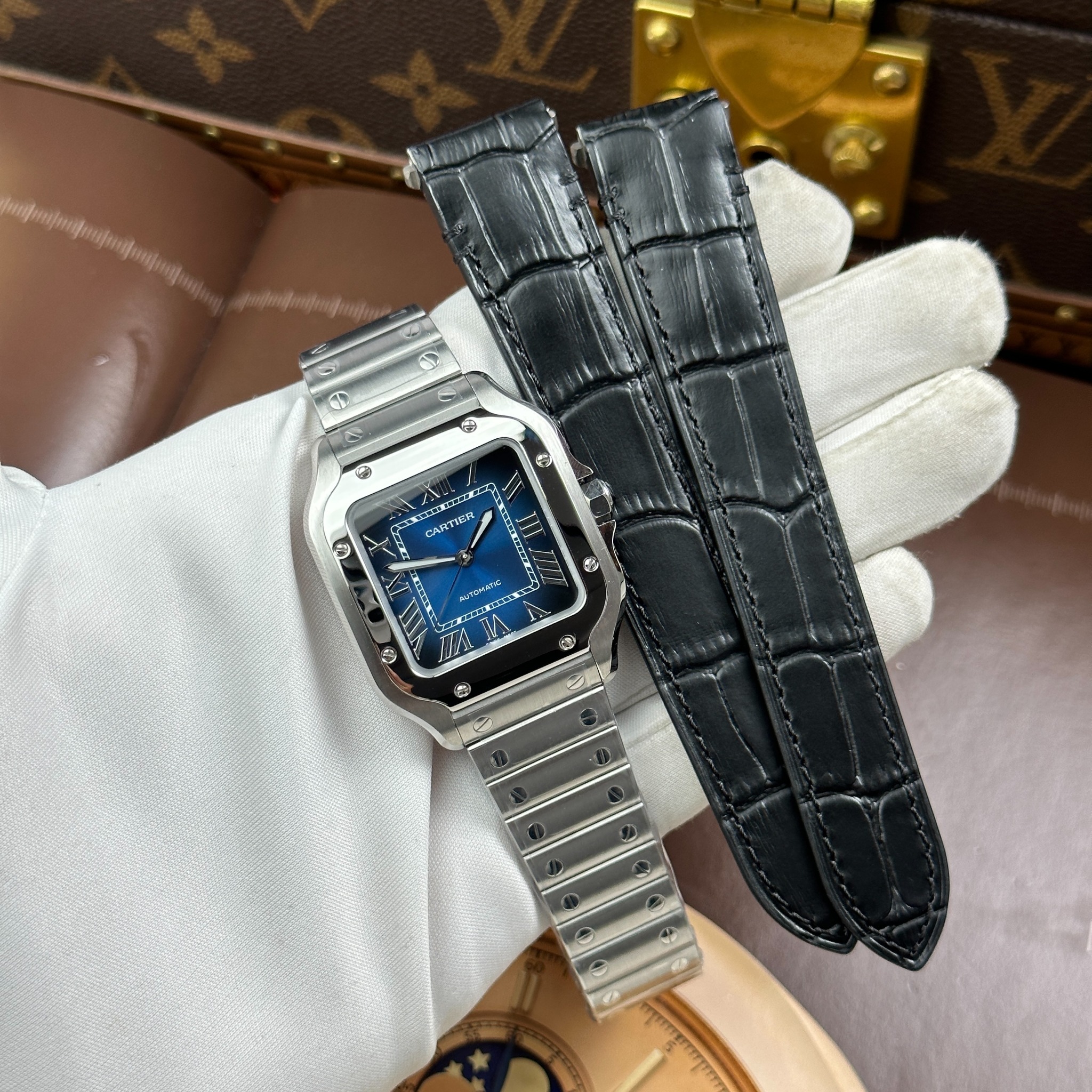 CARTIER SANTOS DE 35 MM - Đồng Hồ Cartier - Nữ - DHTT628