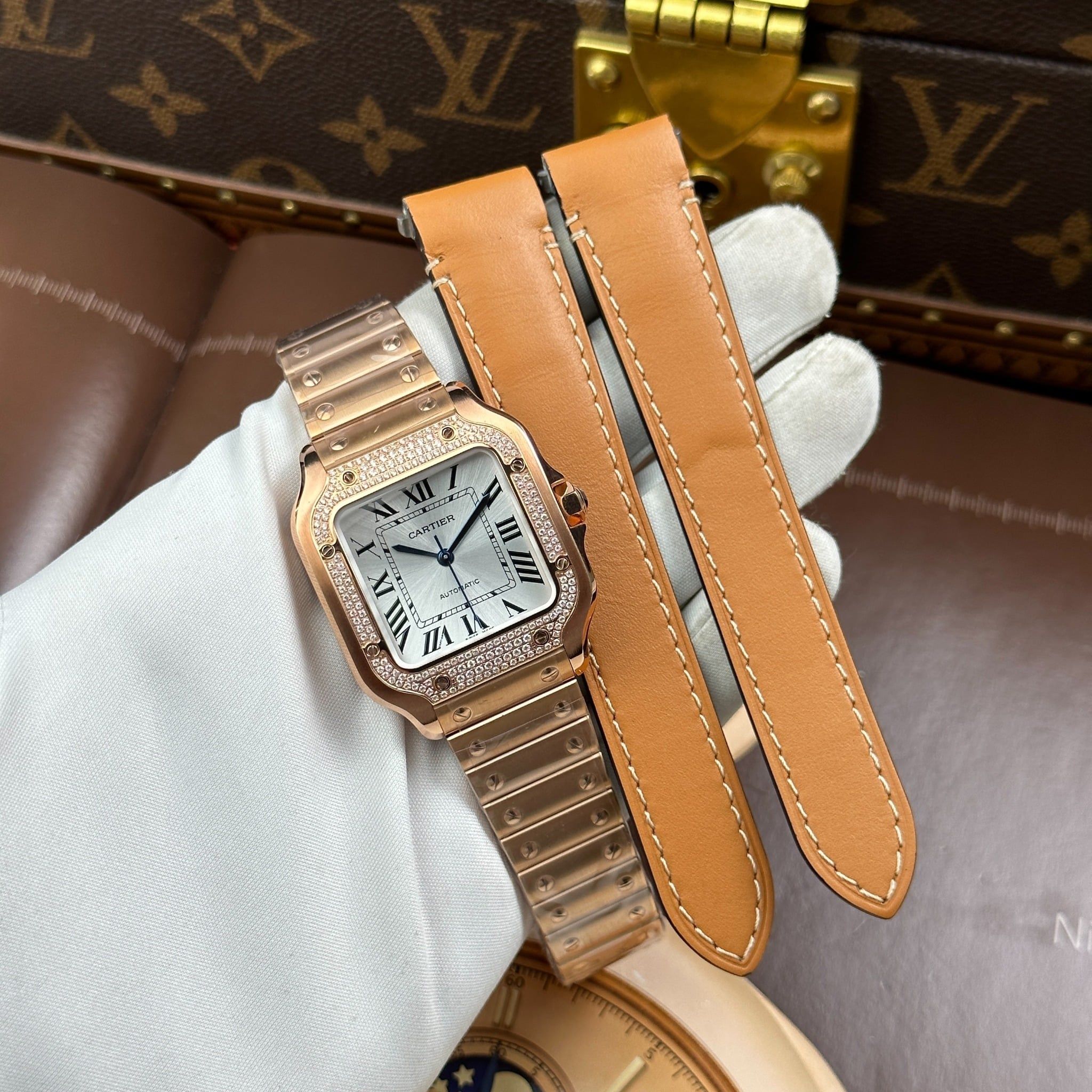 CARTIER SANTOS DE 35 MM - Đồng Hồ Cartier - Nữ - DHTT132