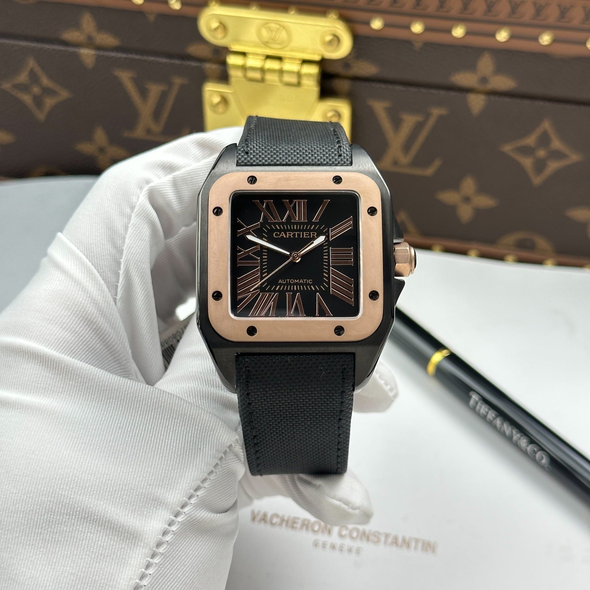 CARTIER SANTOS 100 41 MM - Đồng Hồ Cartier - Nam - DHNTT1910