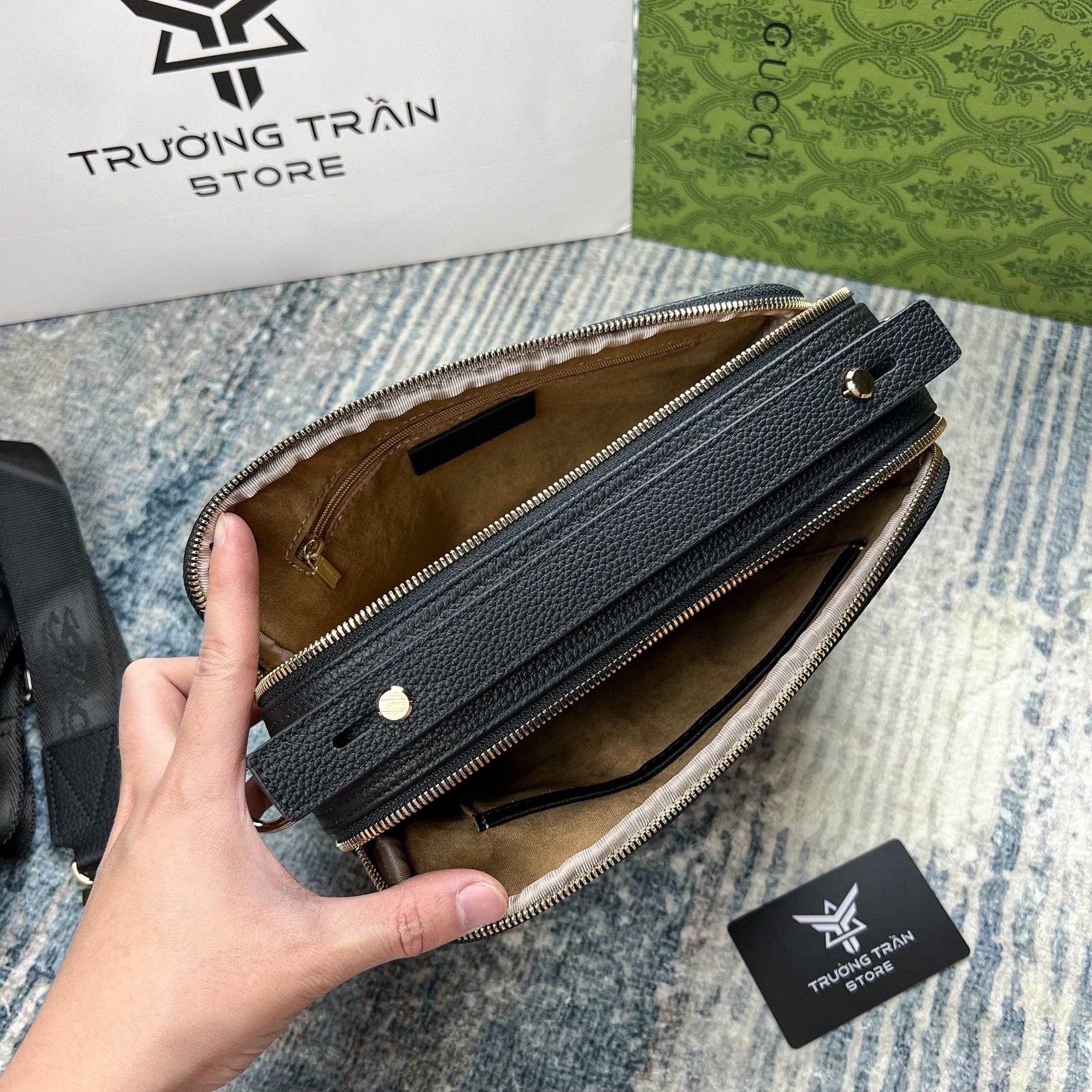 Clutch - Ví Cầm Tay Gucci - Nam - CLTT139