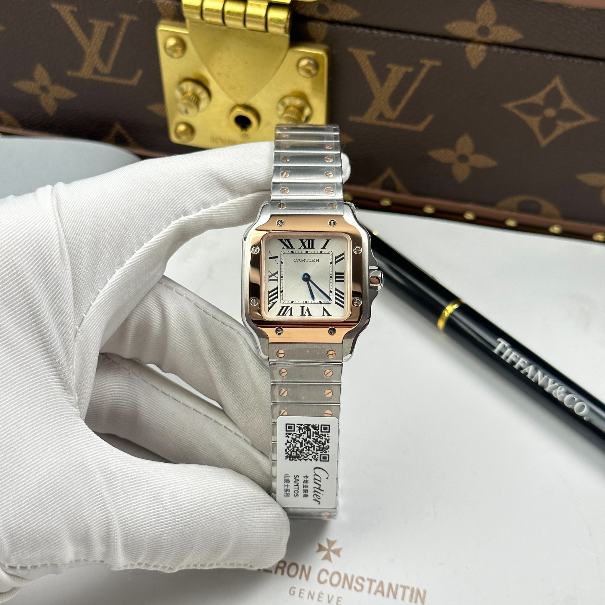CARTIER SANTOS DE 27 MM - Đồng Hồ Cartier - Nữ - DHTT701