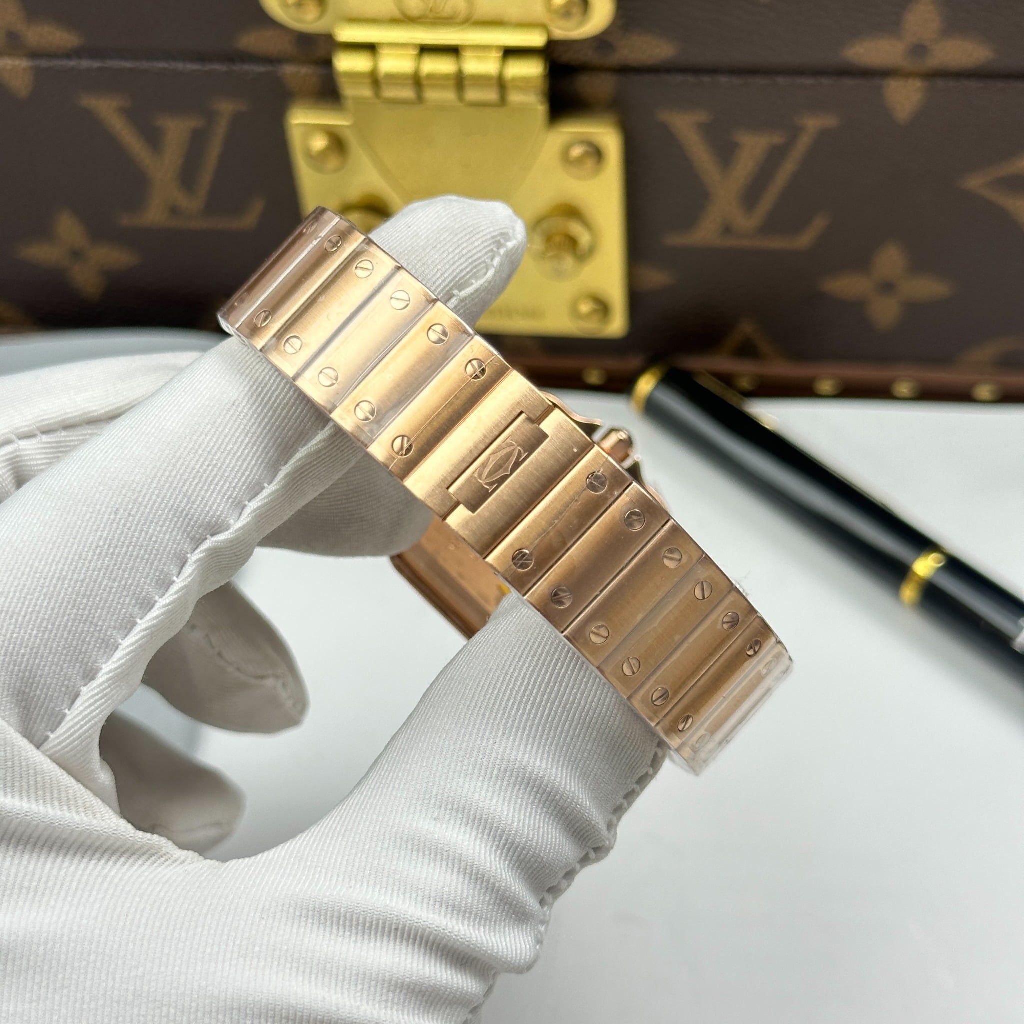 CARTIER SANTOS DE 27 MM - Đồng Hồ Cartier - Nữ - DHTT702