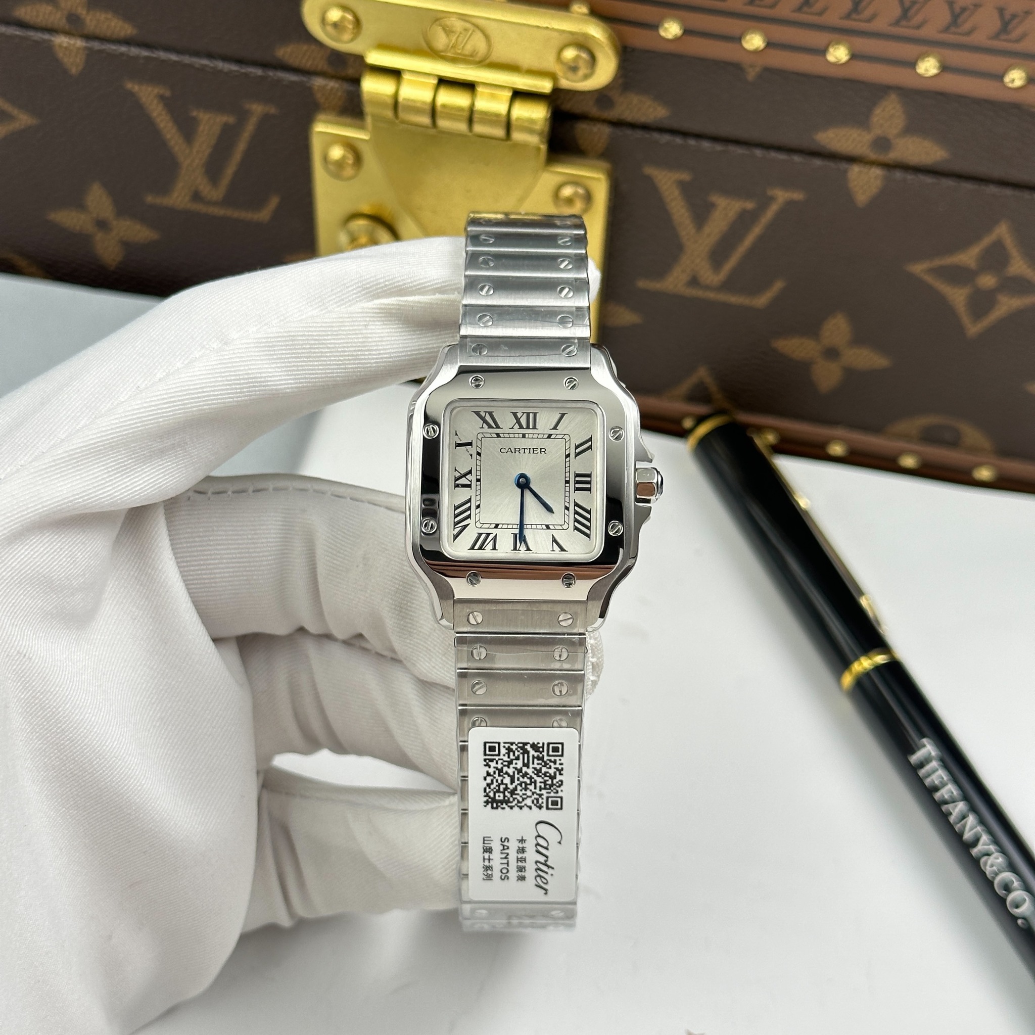CARTIER SANTOS DE 27 MM - Đồng Hồ Cartier - Nữ - DHTT699