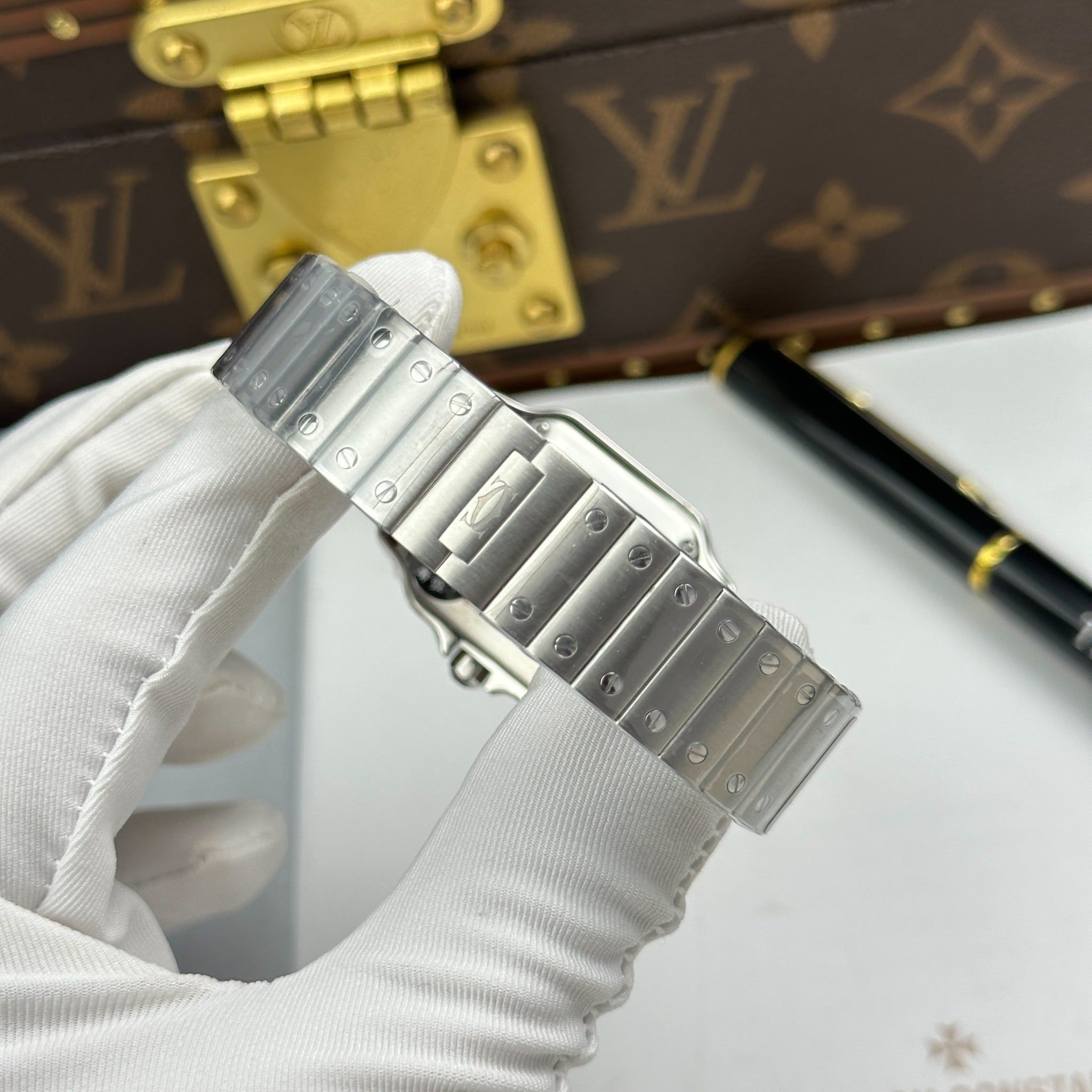 CARTIER SANTOS DE 27 MM - Đồng Hồ Cartier - Nữ - DHTT699