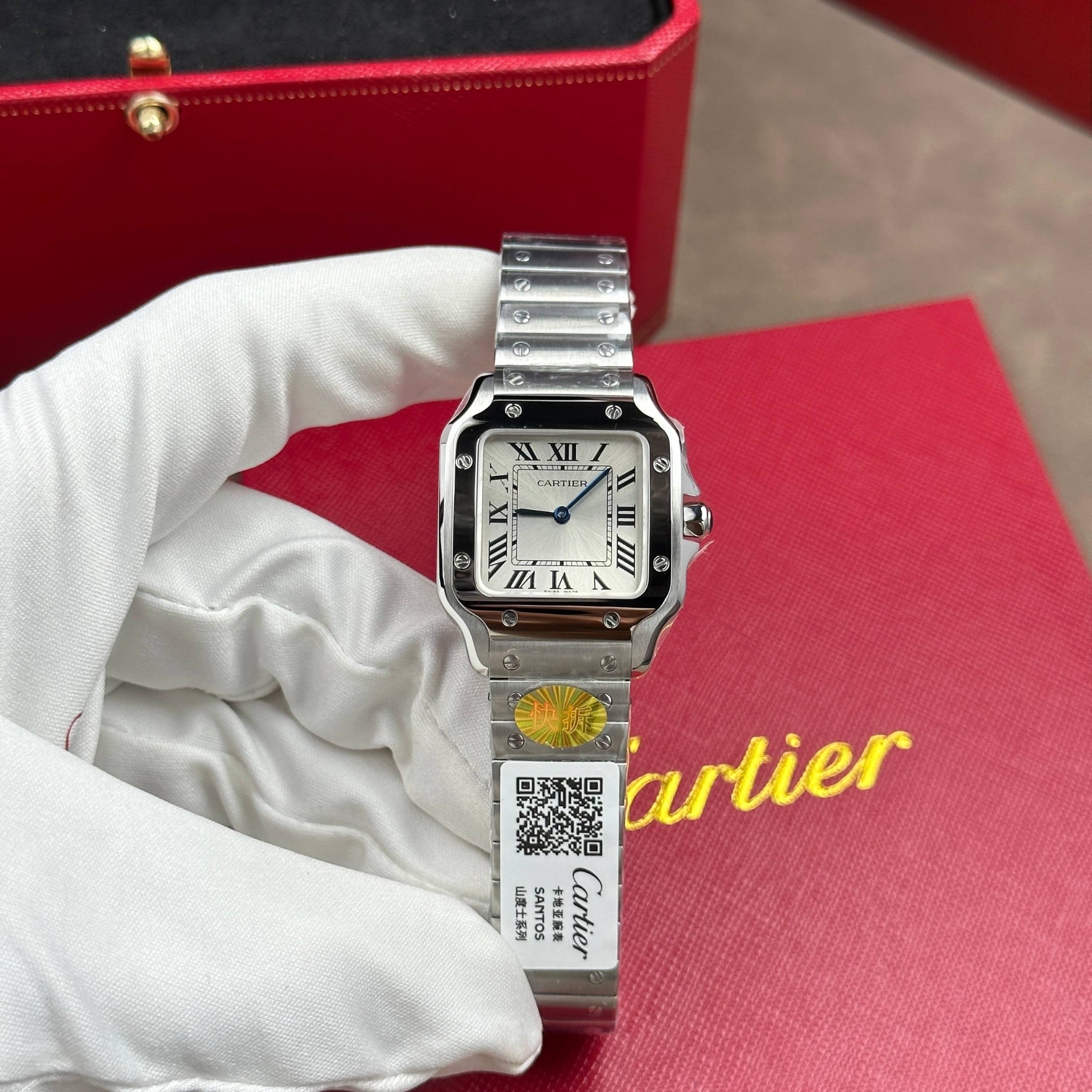 CARTIER SANTOS DE 27 MM - Đồng Hồ Cartier - Nữ - DHTT699