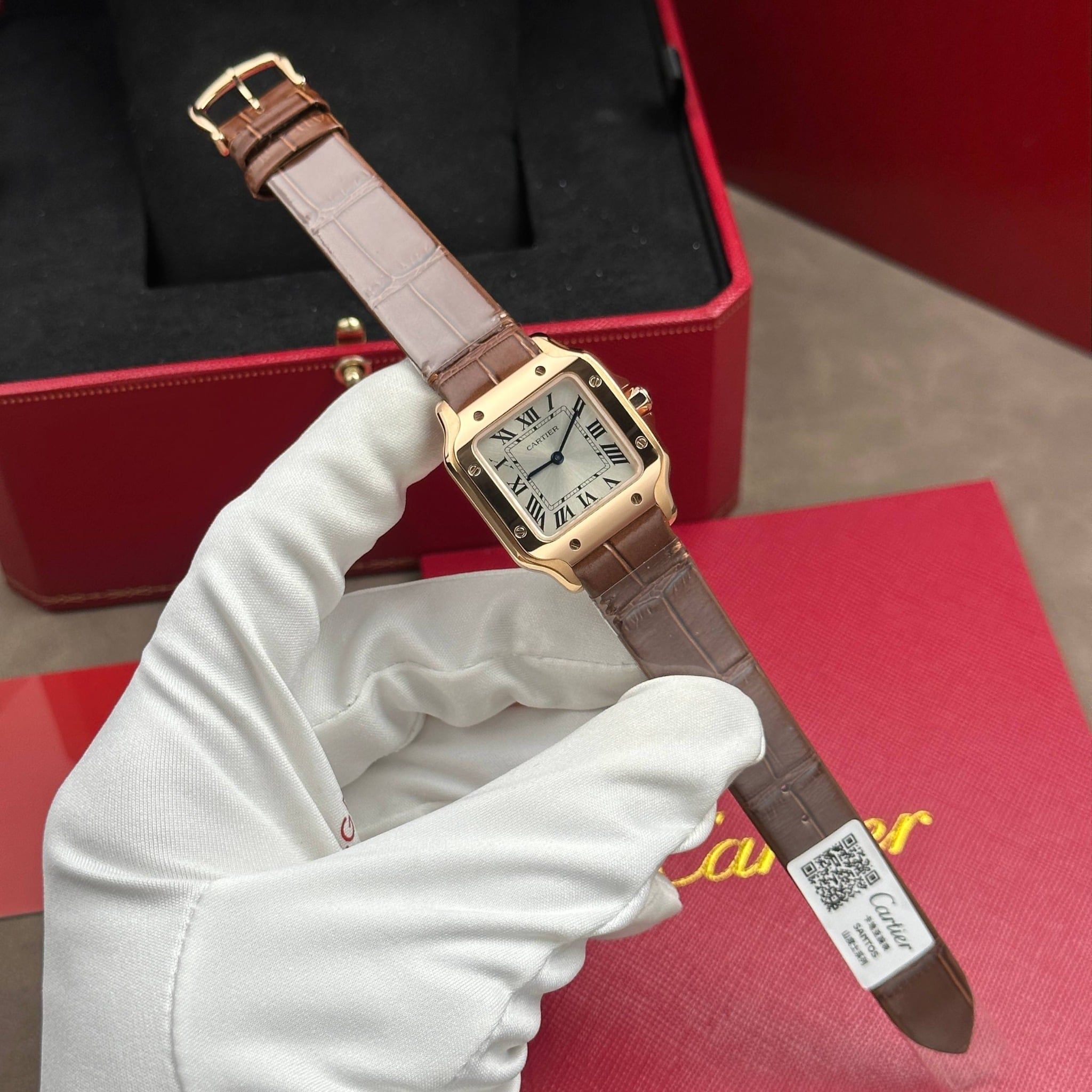 CARTIER SANTOS DE 27 MM - Đồng Hồ Cartier - Nữ - DHTT506