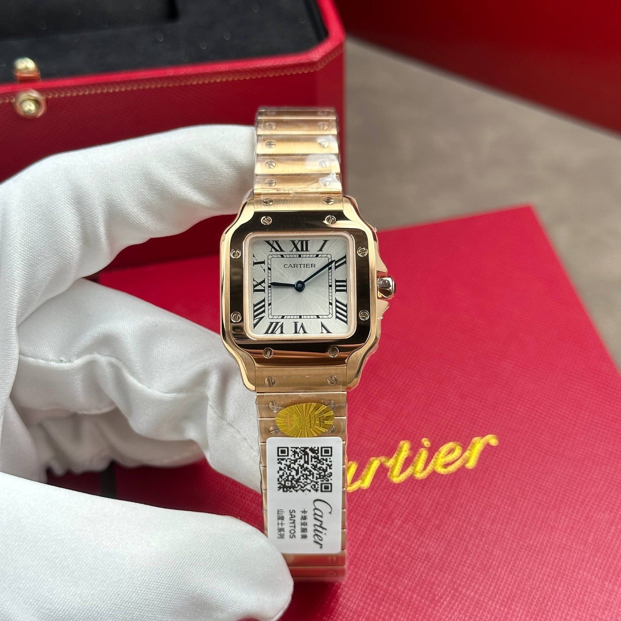 CARTIER SANTOS DE 27 MM - Đồng Hồ Cartier - Nữ - DHTT702