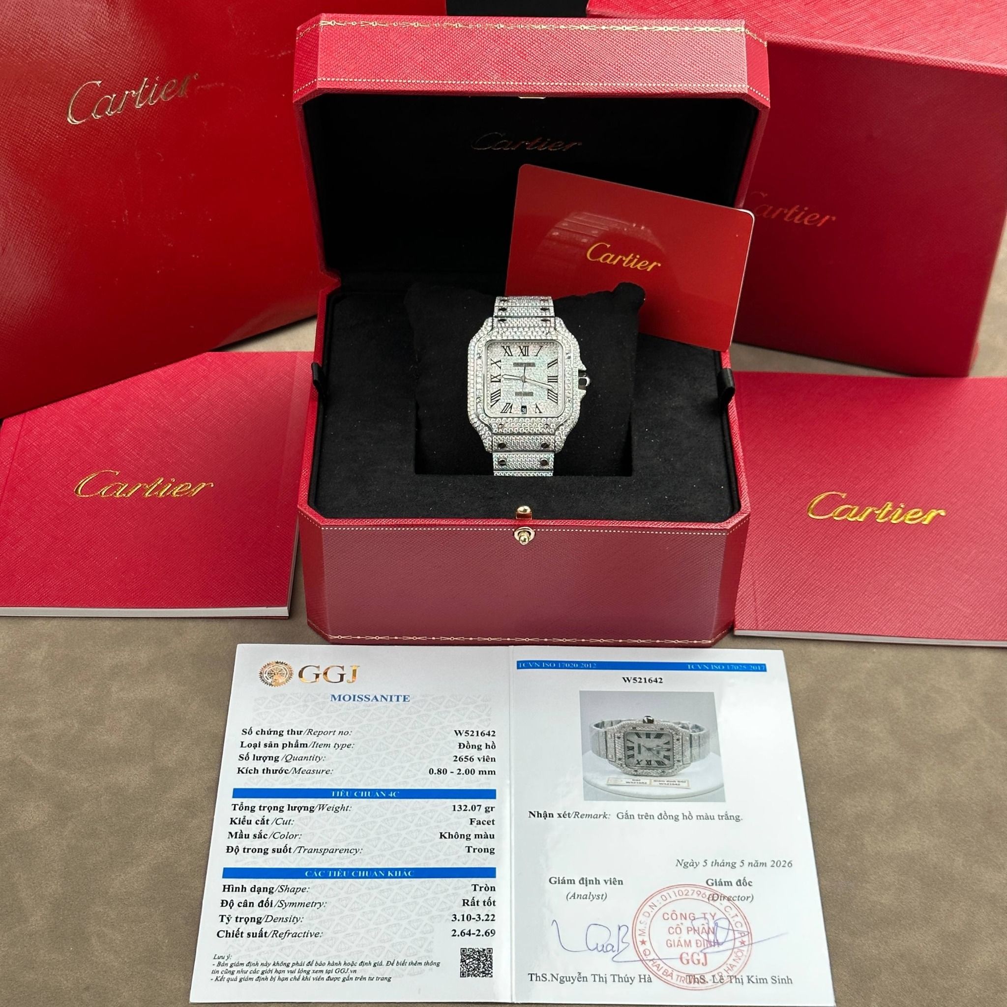 CARTIER SANTOS DE 40 MM - Đồng Hồ Cartier - Nam - DHNTT1622