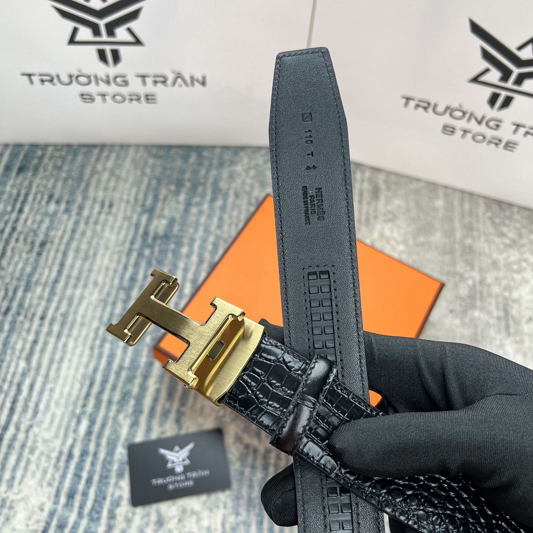 BELT 35 MM - Dây lưng Hermes - Nam - DLTT150