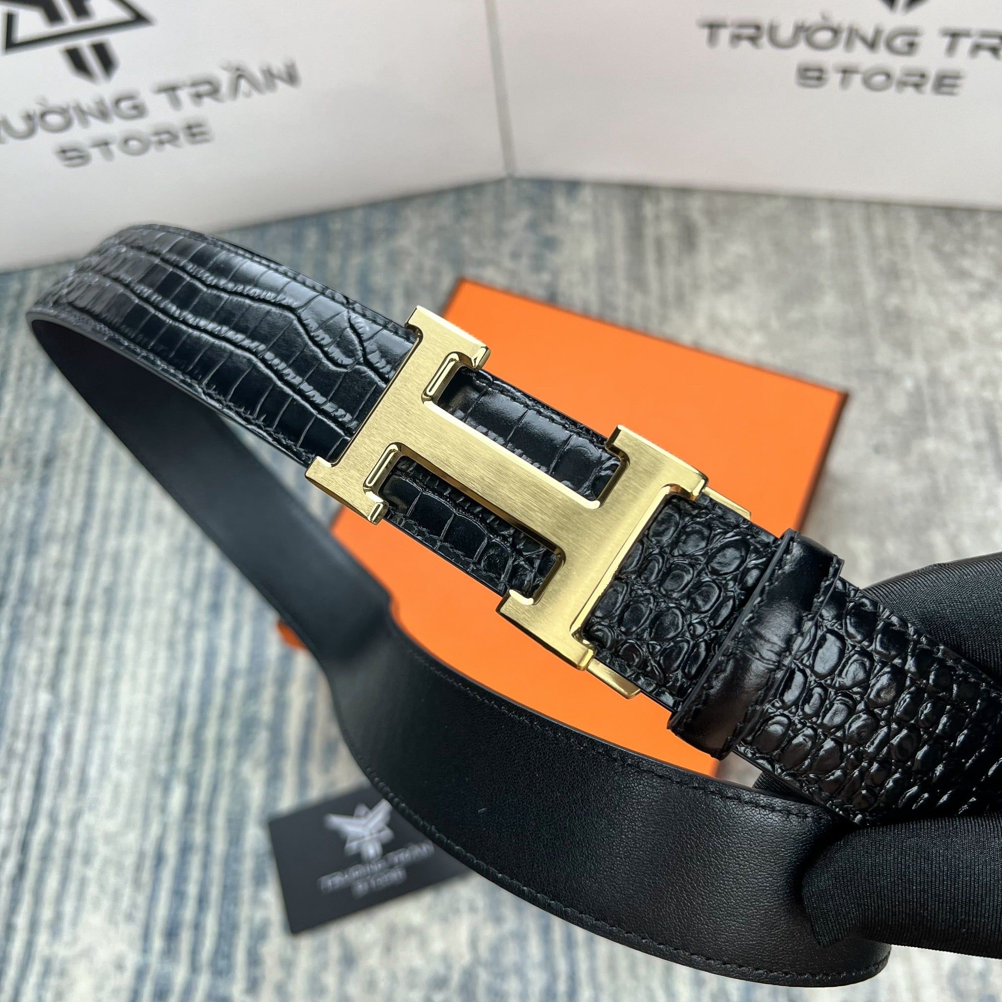 BELT 35 MM - Dây lưng Hermes - Nam - DLTT150
