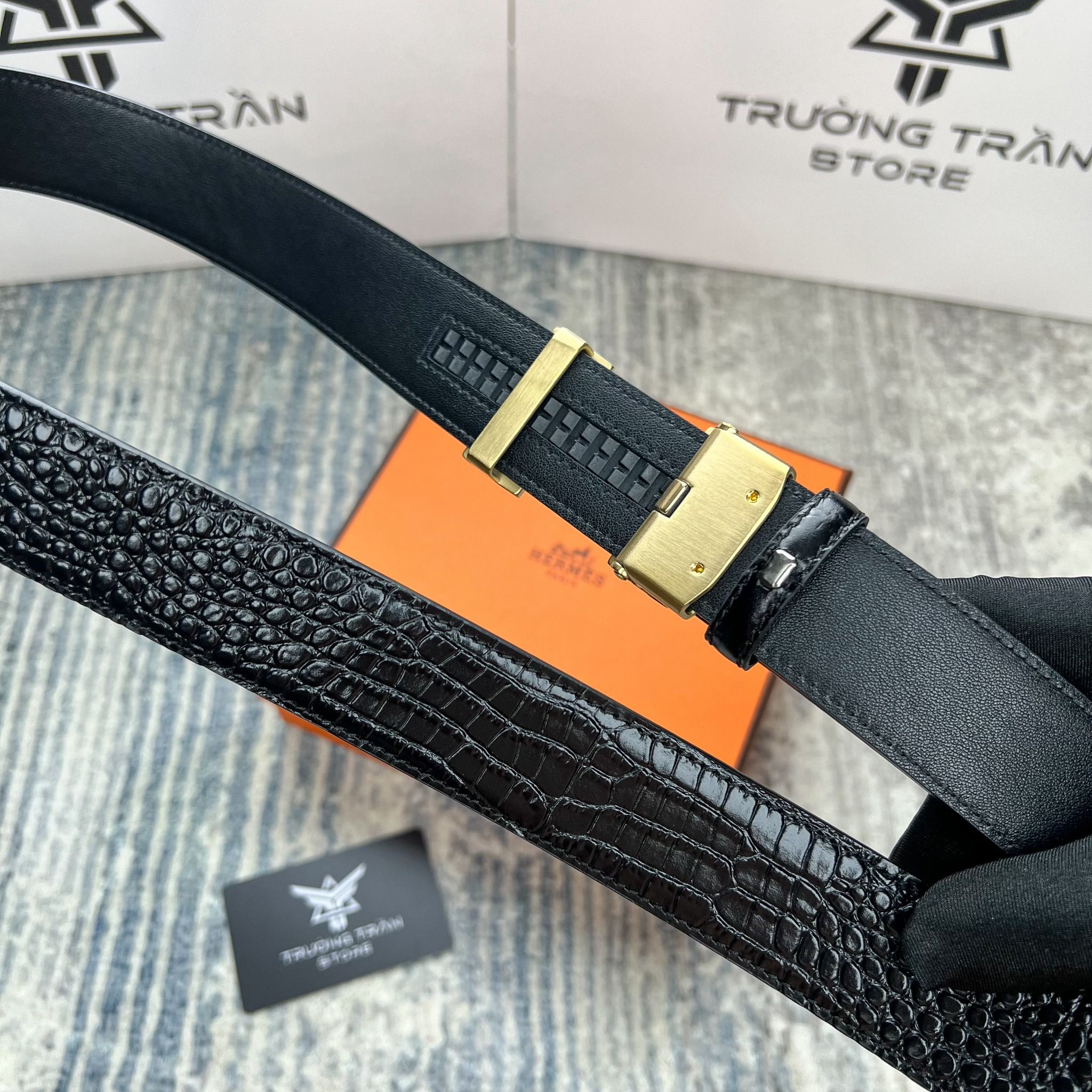 BELT 35 MM - Dây lưng Hermes - Nam - DLTT150