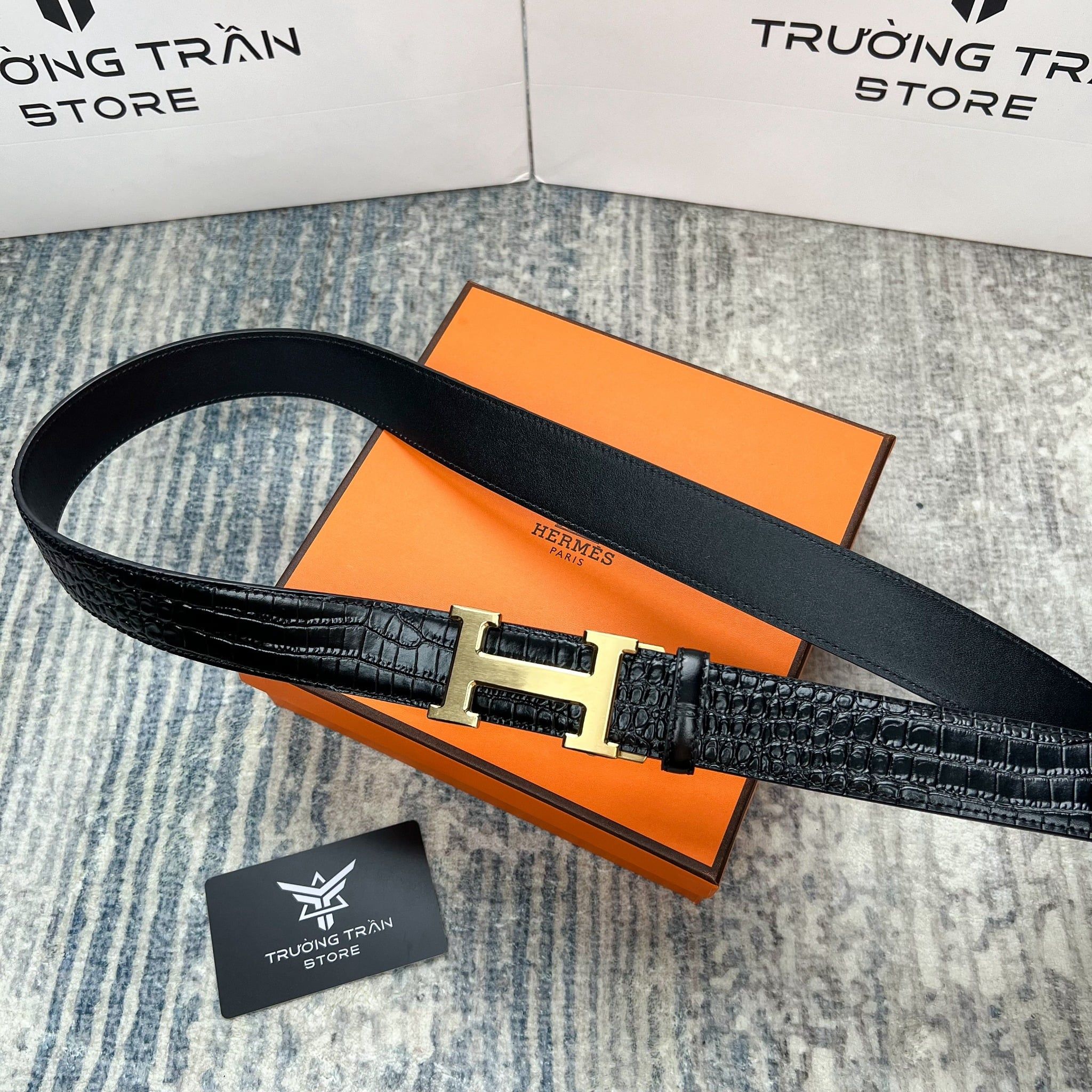 BELT 35 MM - Dây lưng Hermes - Nam - DLTT150