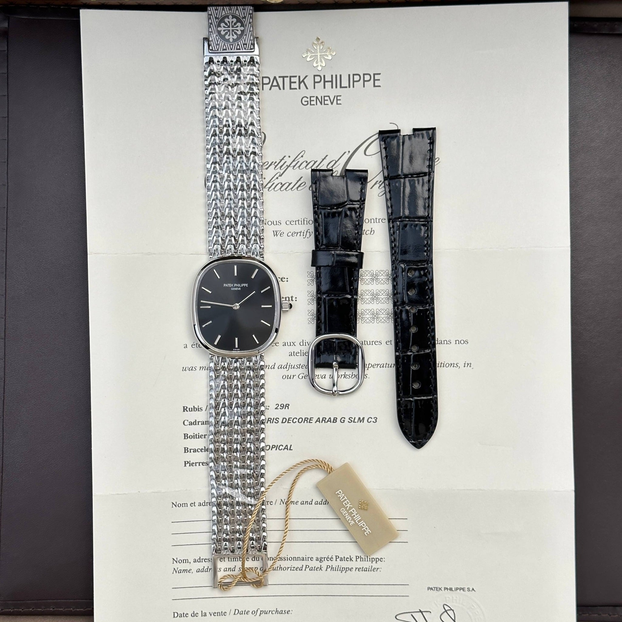 PATEK PHILIPPE GOLDEN ELLIPSE 34 MM - Đồng Hồ Patek Philippe - Nam - DHNTT1426