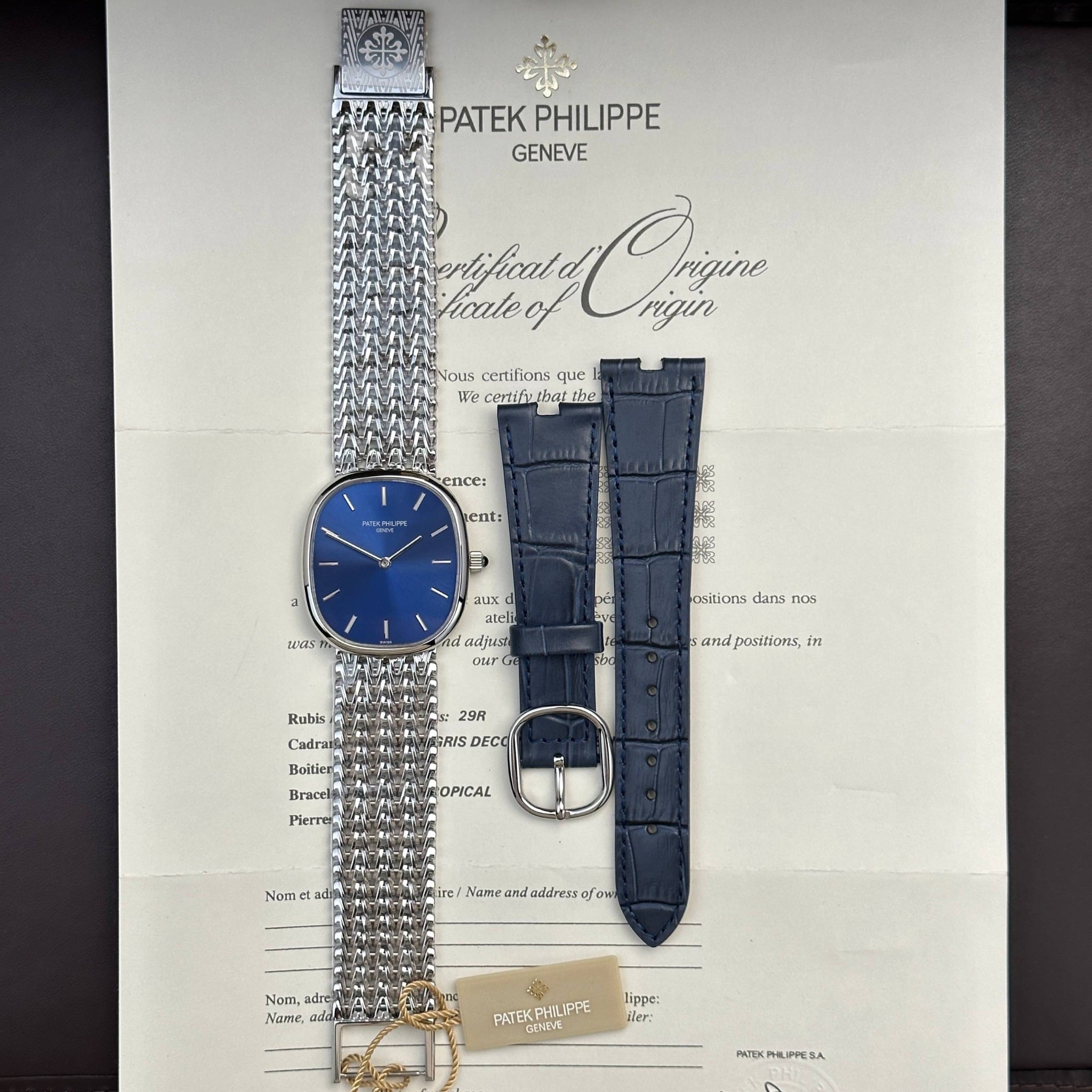 PATEK PHILIPPE GOLDEN ELLIPSE 34 MM - Đồng Hồ Patek Philippe - Nam - DHNTT1829