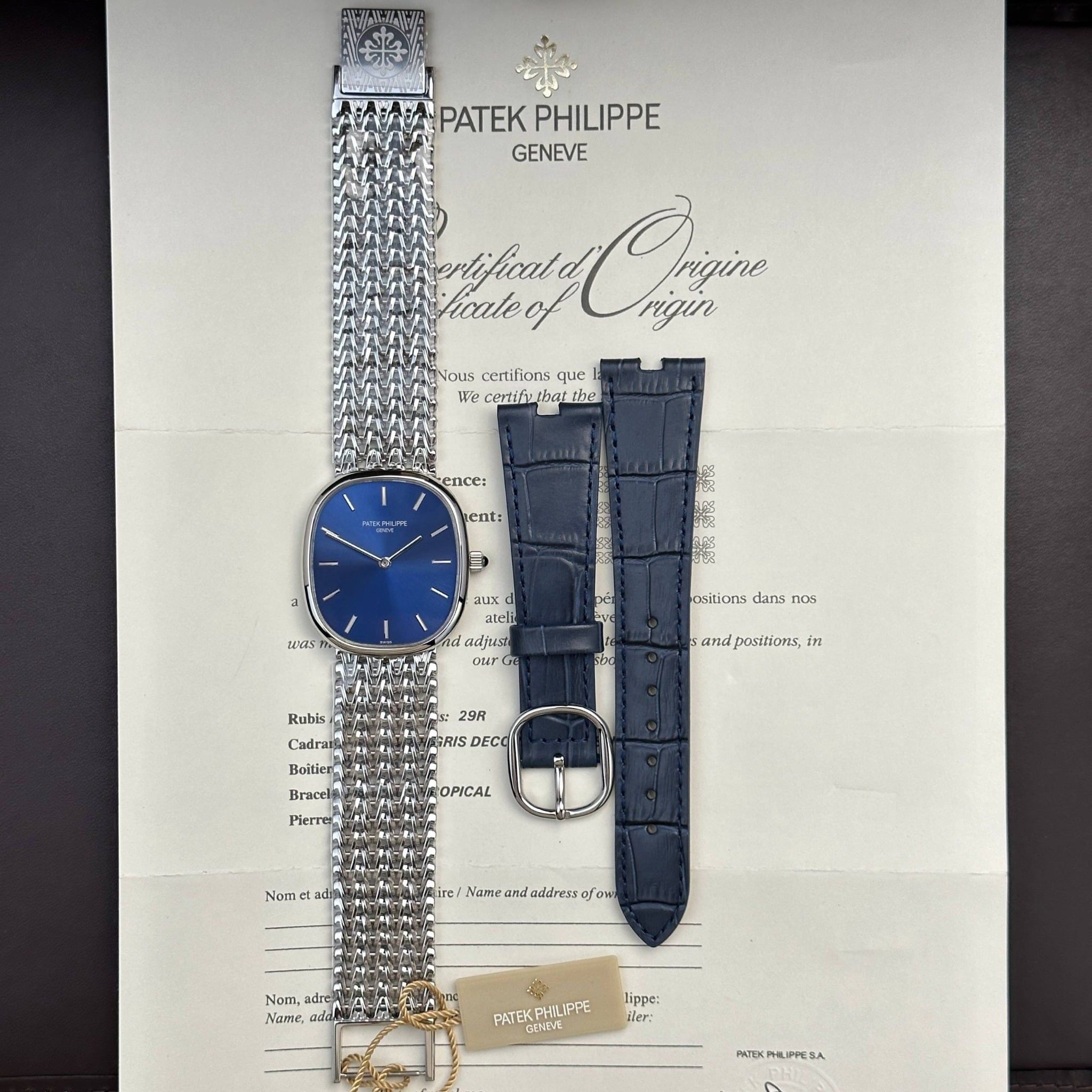 PATEK PHILIPPE GOLDEN ELLIPSE 34 MM - Đồng Hồ Patek Philippe - Nam - DHNTT1829