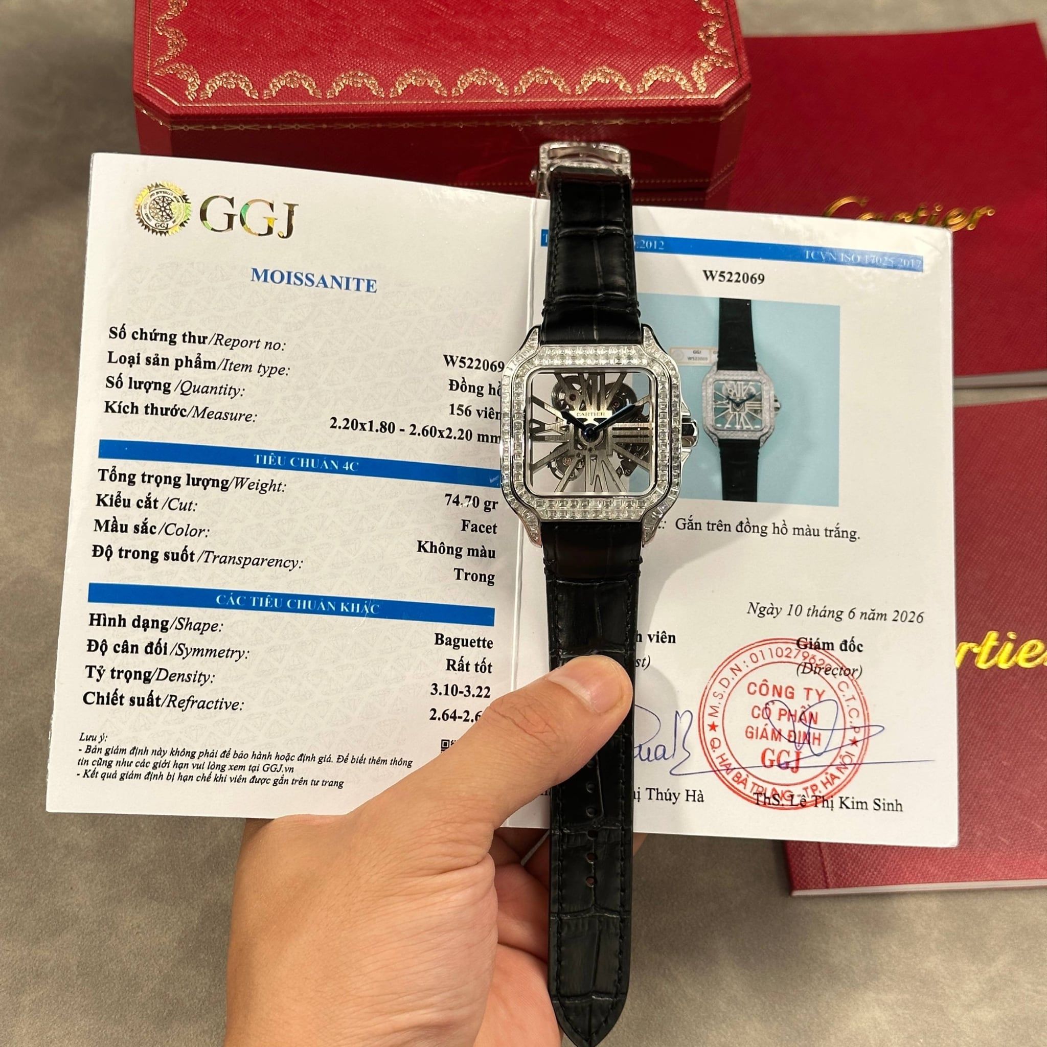 CARTIER SANTOS DE 40 MM - Đồng Hồ Cartier - Nam - DHNTT1447