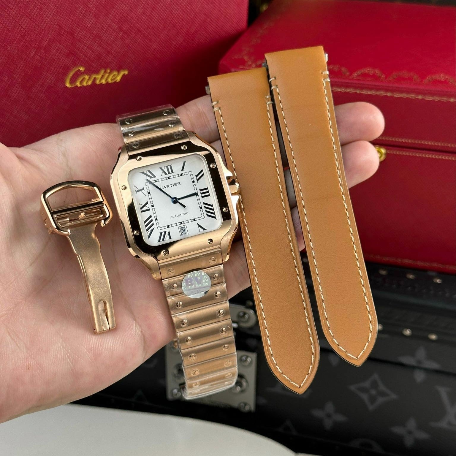 CARTIER SANTOS DE 40 MM - Đồng Hồ Cartier - Nam - DHNTT1518