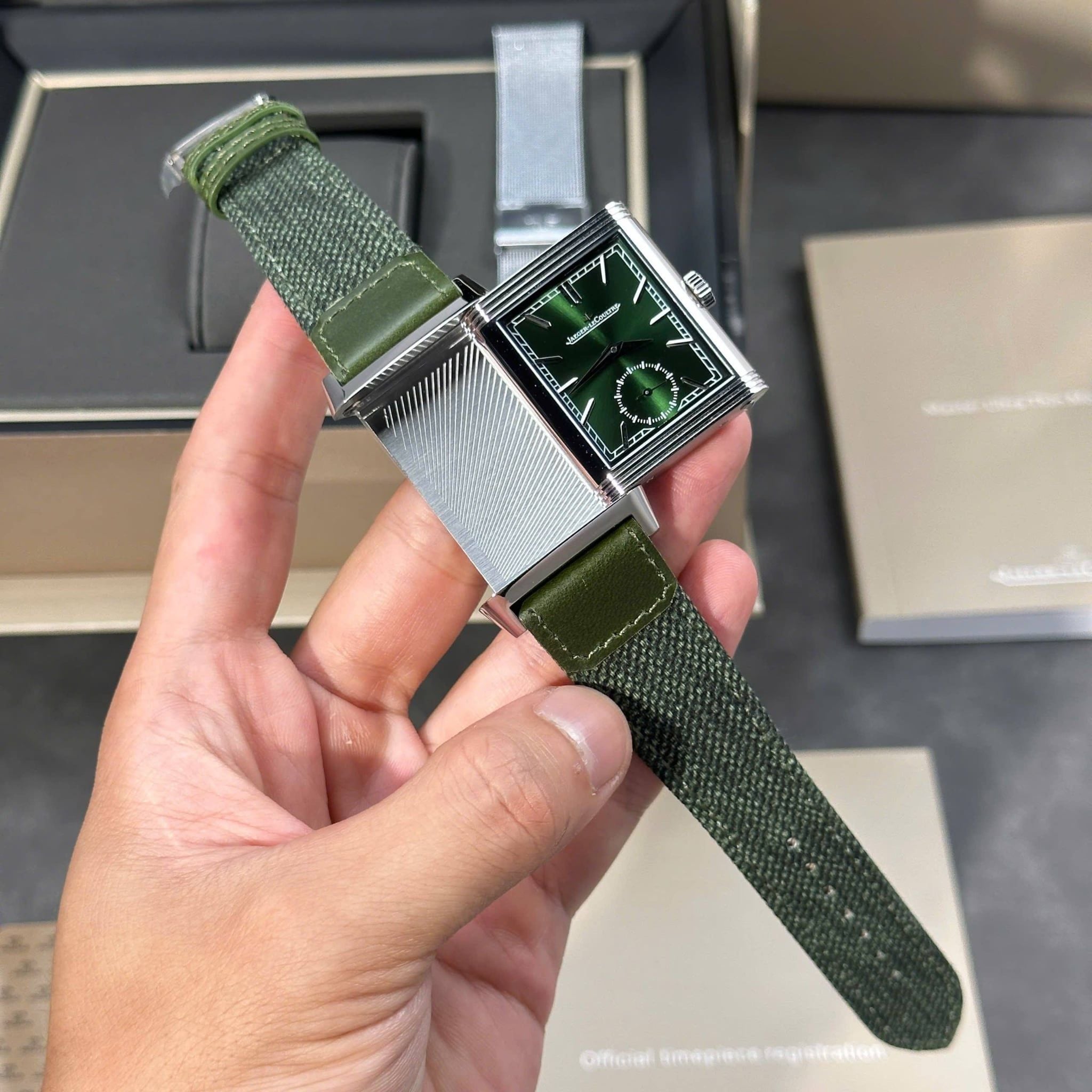 JAEGER-LECOULTRE REVERSO TRIBUTE DUOFACE 28 MM - Đồng Hồ Jaeger-LeCoultre - Nam - DHNTT1387