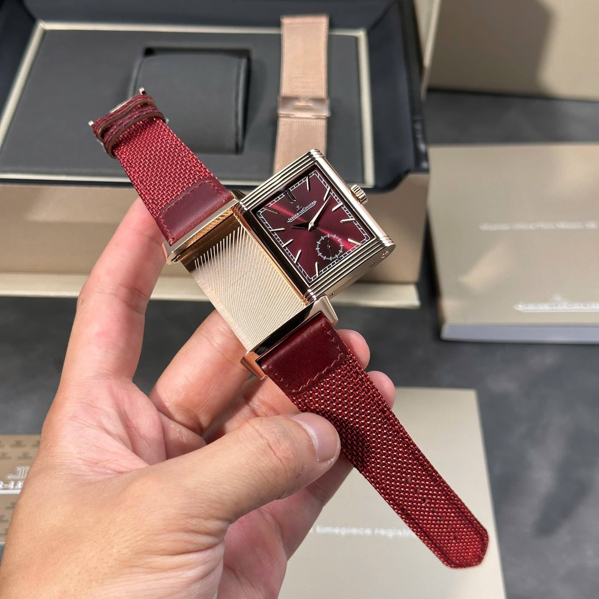 JAEGER-LECOULTRE REVERSO TRIBUTE DUOFACE 28 MM - Đồng Hồ Jaeger-LeCoultre - Nam - DHNTT1841