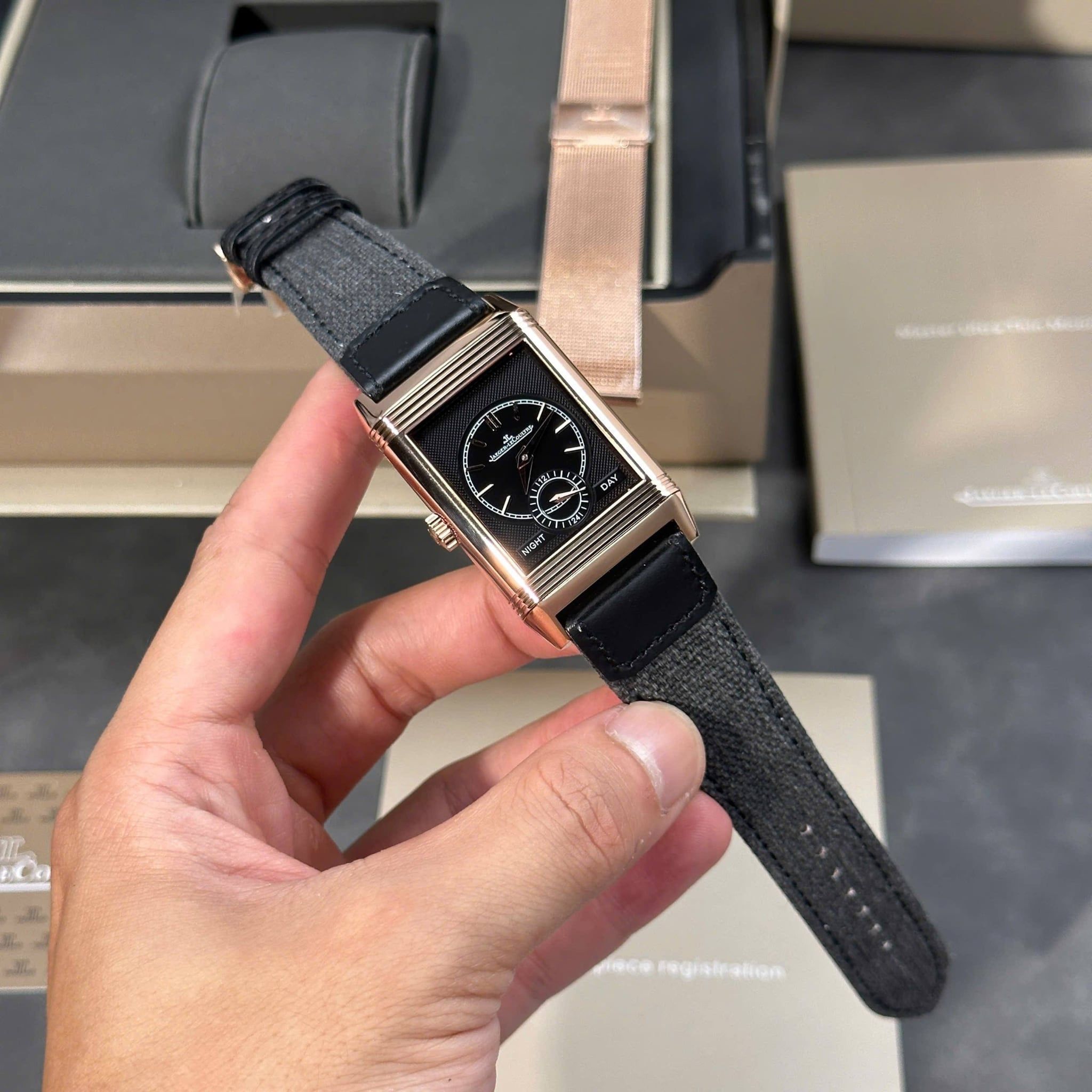 JAEGER-LECOULTRE REVERSO TRIBUTE DUOFACE 28 MM - Đồng Hồ Jaeger-LeCoultre - Nam - DHNTT1840