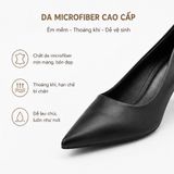  Giày Cao Gót Nữ TMW70301 Tomoyo – Đen Cao Cấp - Thanh Lịch Tối Giản, Tôn Dáng Mỗi Bước Đi 