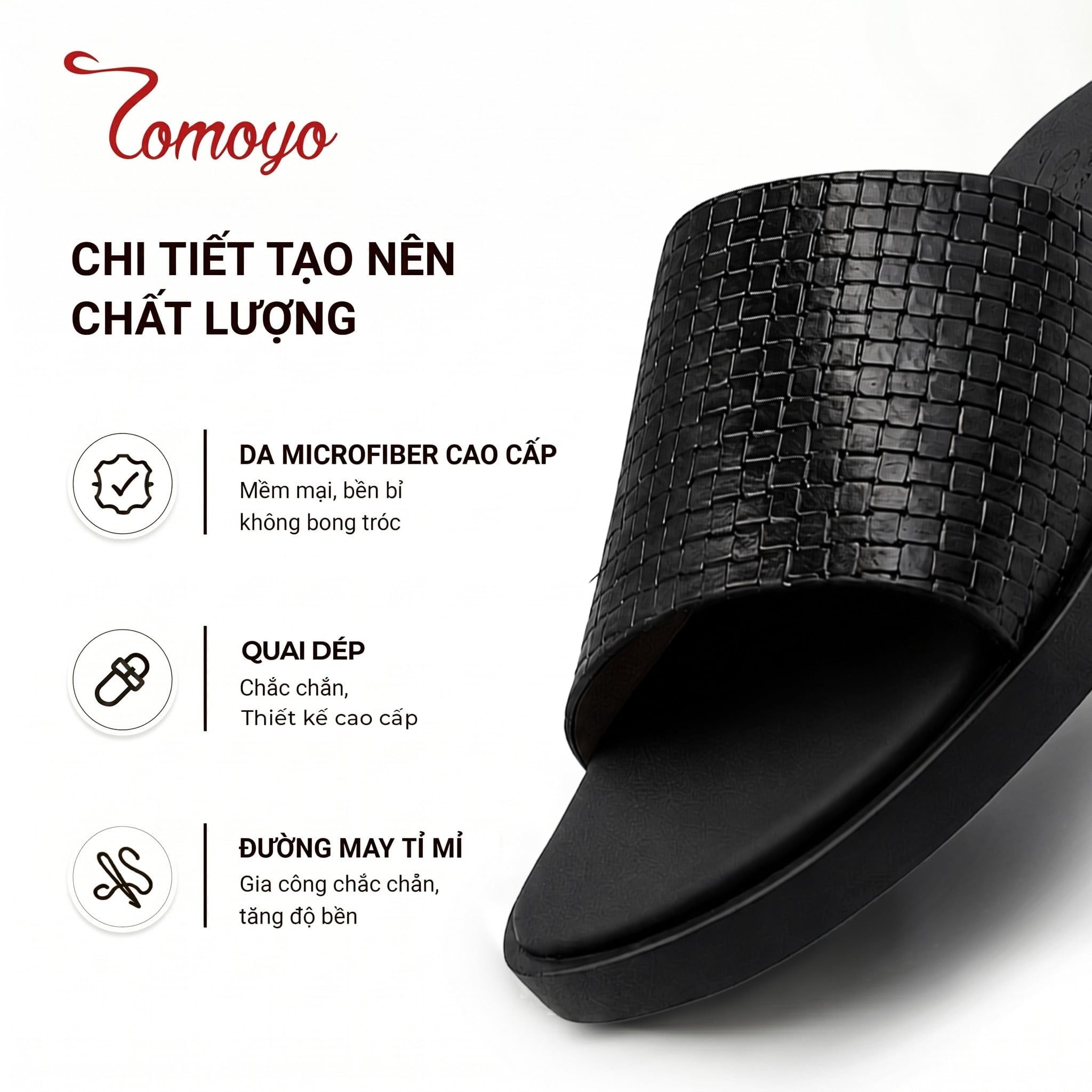  DÉP DA NAM TOMOYO – PHONG CÁCH TỐI GIẢN, LỊCH LÃM VÀ THOẢI MÁI TMD12001 