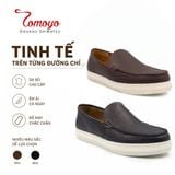  Giày Lười Sneaker Nam Không Dây TOMOYO TMN51002 – Da Thật, Đế Trắng Êm Nhẹ - Slip on Sneaker 
