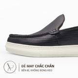 TOMOYO Urban Slip-On Sneaker Nam– Đen Đế Trắng - Sneaker xỏ chân | Êm nhẹ | Đi làm – Đi chơi TMN51001 