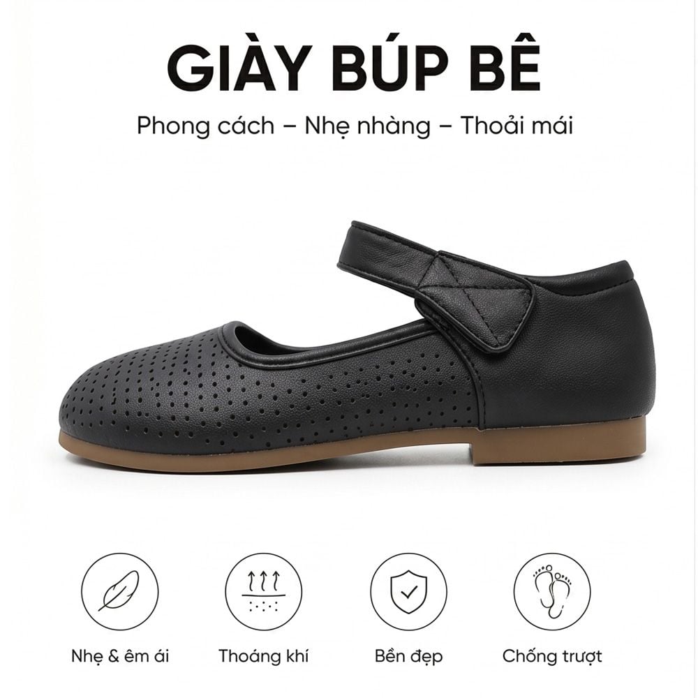  TOMOYO Giày Búp Bê Nữ  – Nhẹ Êm, Dịu Dàng Nữ Tính & Dễ Phối Đồ TMW33401 