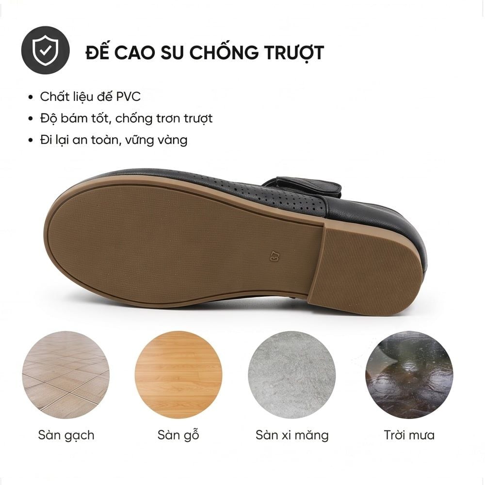  TOMOYO Giày Búp Bê Nữ  – Nhẹ Êm, Dịu Dàng Nữ Tính & Dễ Phối Đồ TMW33401 