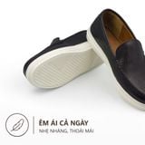  TOMOYO Urban Slip-On Sneaker Nam– Đen Đế Trắng - Sneaker xỏ chân | Êm nhẹ | Đi làm – Đi chơi TMN51001 
