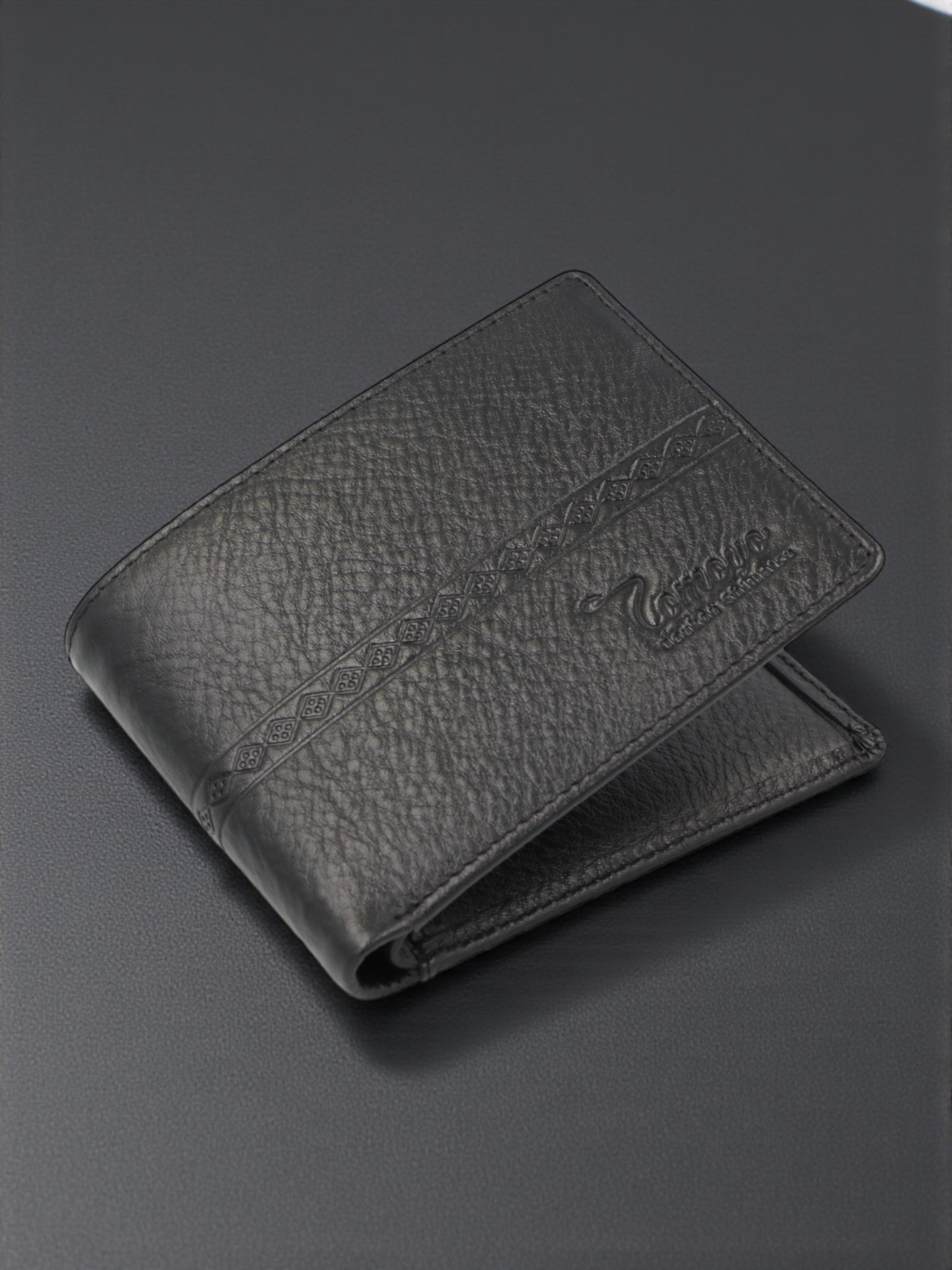  Ví Da Bò Nam TOMOYO TVN00201 – Ví Ngang Da Nappa Cao Cấp - Ví Đen 