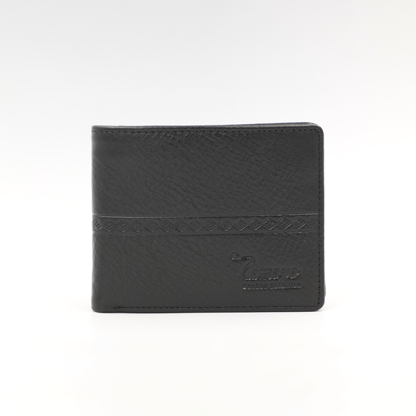  Ví Da Bò Nam TOMOYO TVN00201 – Ví Ngang Da Nappa Cao Cấp - Ví Đen 