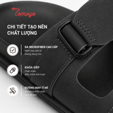  Dép Quai Ngang - Dép Da Nam Tomoyo TMD34001 - Đen 