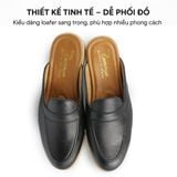  Giày Sục Nam Da Bò (mule shoes) TOMOYO TMN51301 – Da Thật, Đế Êm Nhẹ - Mule Loafer 