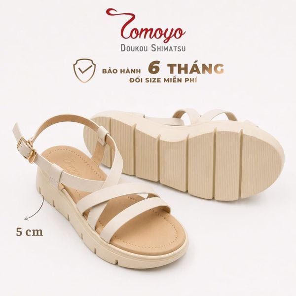  TOMOYO Sandal Nữ – Nhẹ Êm, Dịu Dàng Nữ Tính & Dễ Phối Đồ TMW70109 