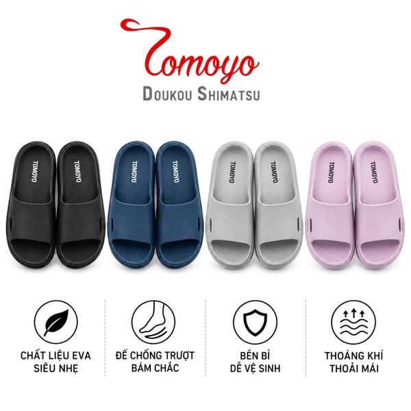  Dép Nhựa IP EVA Nguyên Khối Êm Nhẹ Đi Mưa TOMOYO TMD902 