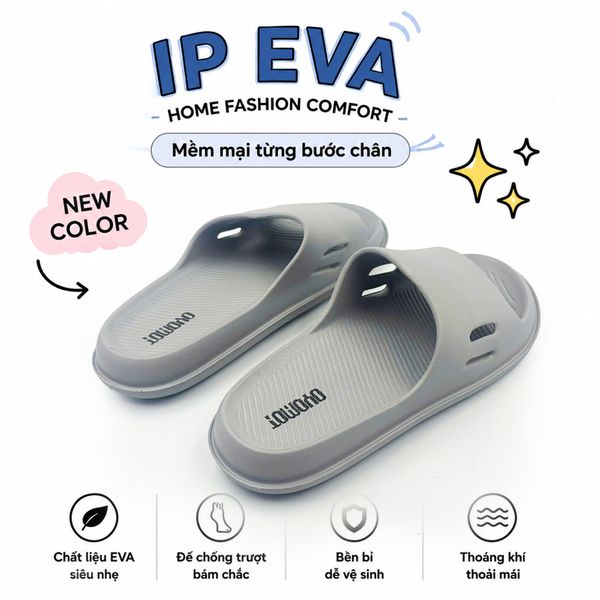  Dép Nhựa IP EVA Nguyên Khối Êm Nhẹ Đi Mưa TOMOYO TMD902 