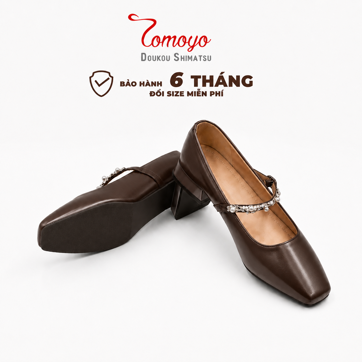  TOMOYO Giày Cao Gót Nữ – Nhẹ Êm, Dịu Dàng Nữ Tính & Dễ Phối Đồ TMW70401 