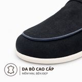  Giày Sục Nam Da Lộn (mule shoes) TOMOYO TMN51201 – Da Thật, Đế Êm Nhẹ - Mule Loafer 