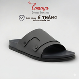  Dép Quai Ngang - Dép Da Nam Tomoyo TMD34204 - Xám 