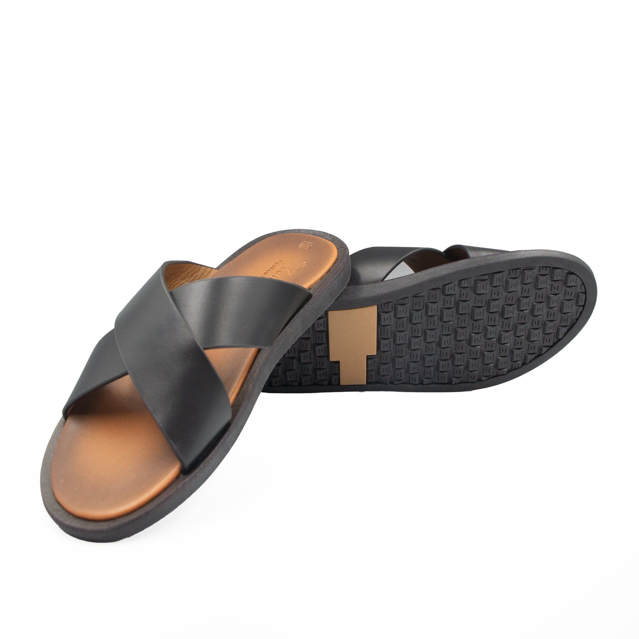  Nhân bản từ Dép Nam Da Bò Thật Tomoyo TMD80401 