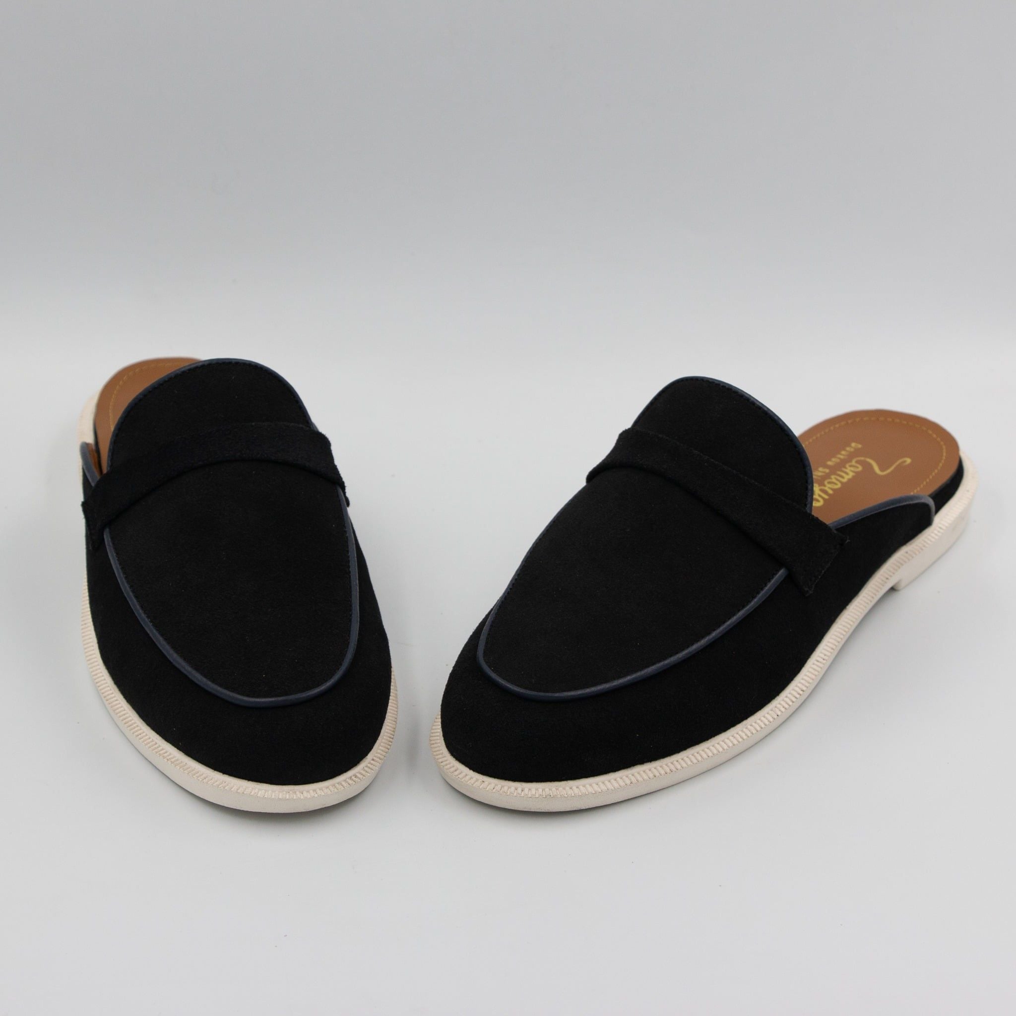  Giày Sục Nam Da Lộn (mule shoes) TOMOYO TMN51201 – Da Thật, Đế Êm Nhẹ - Mule Loafer 