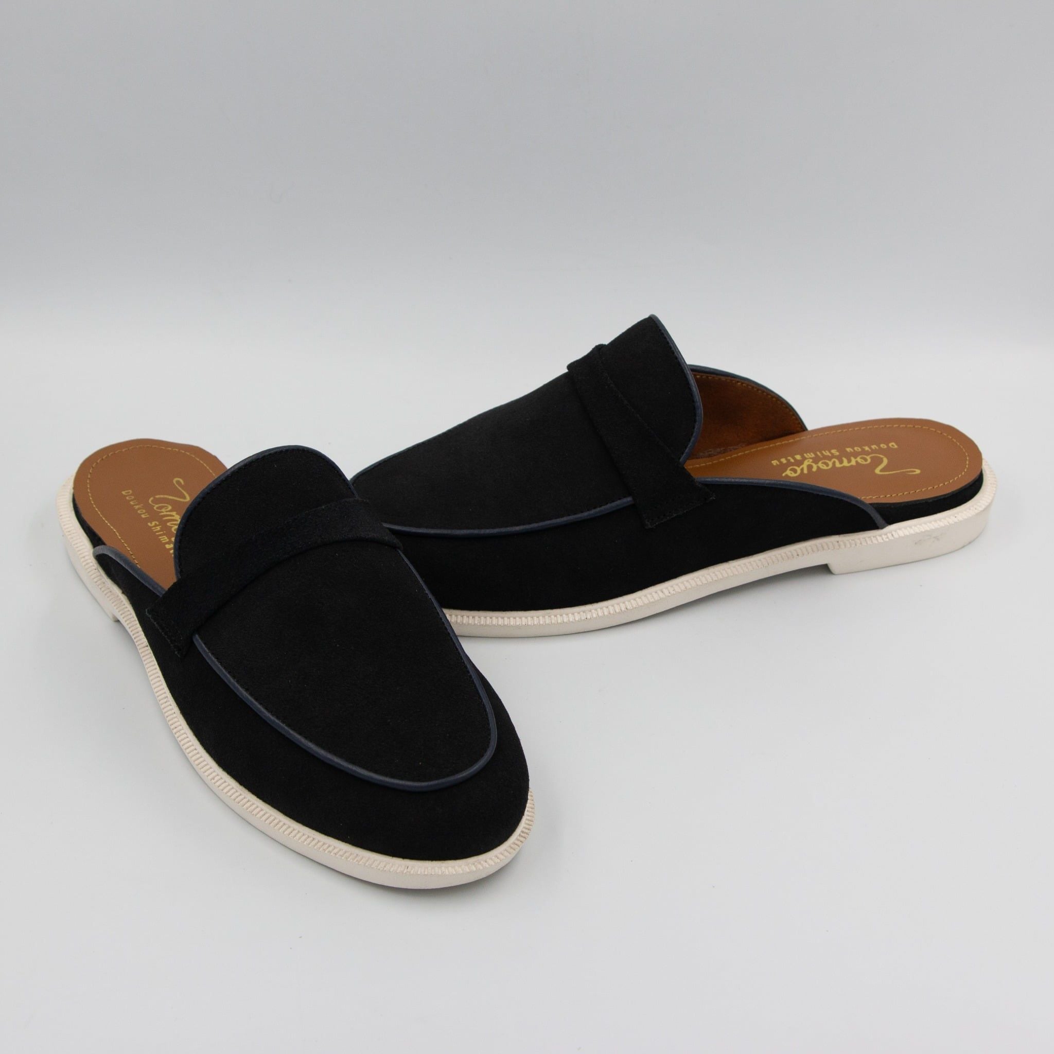  Giày Sục Nam Da Lộn (mule shoes) TOMOYO TMN51201 – Da Thật, Đế Êm Nhẹ - Mule Loafer 