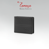  Ví Da Bò Nam TOMOYO TVN00201 – Ví Ngang Da Nappa Cao Cấp - Ví Đen 