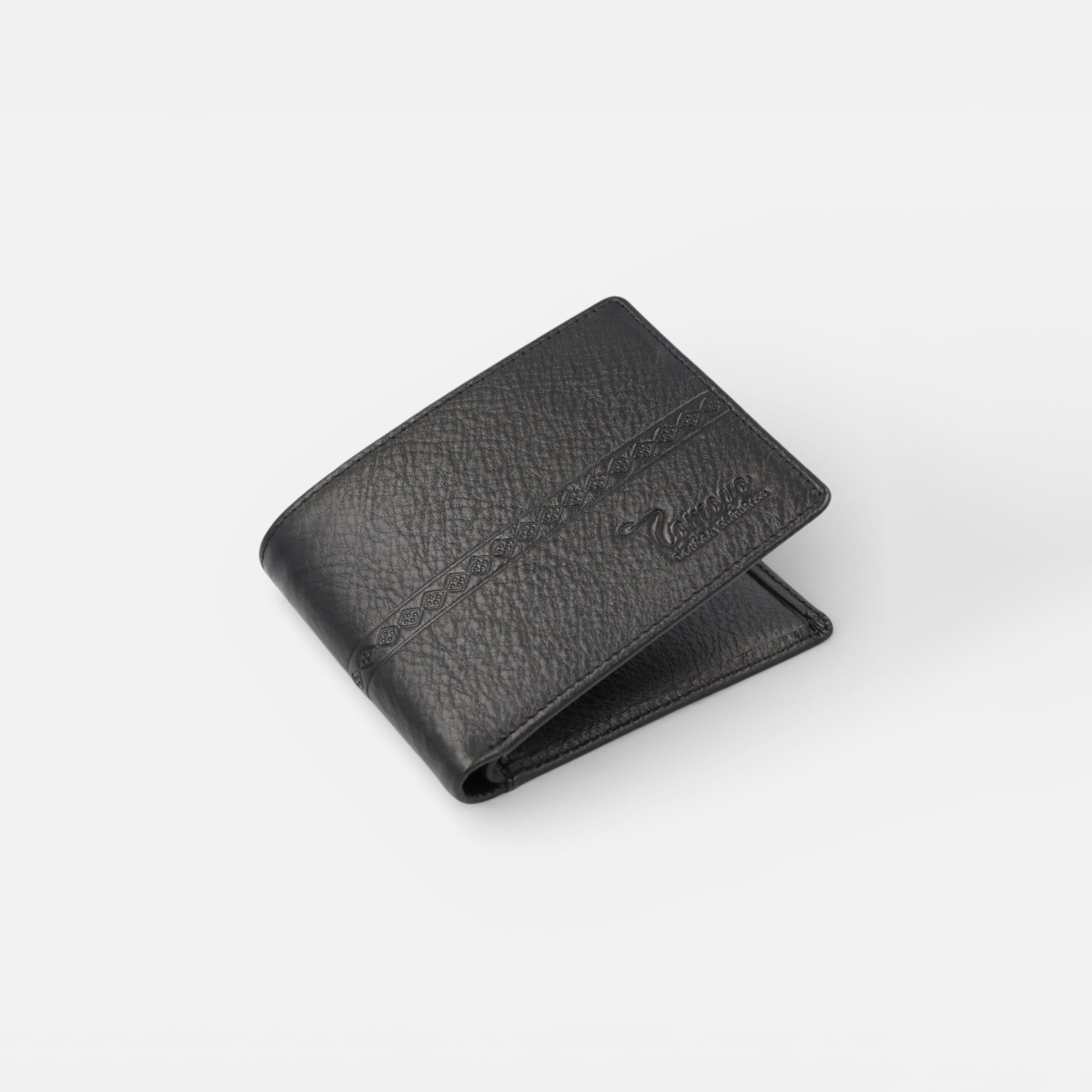  Ví Da Bò Nam TOMOYO TVN00201 – Ví Ngang Da Nappa Cao Cấp - Ví Đen 