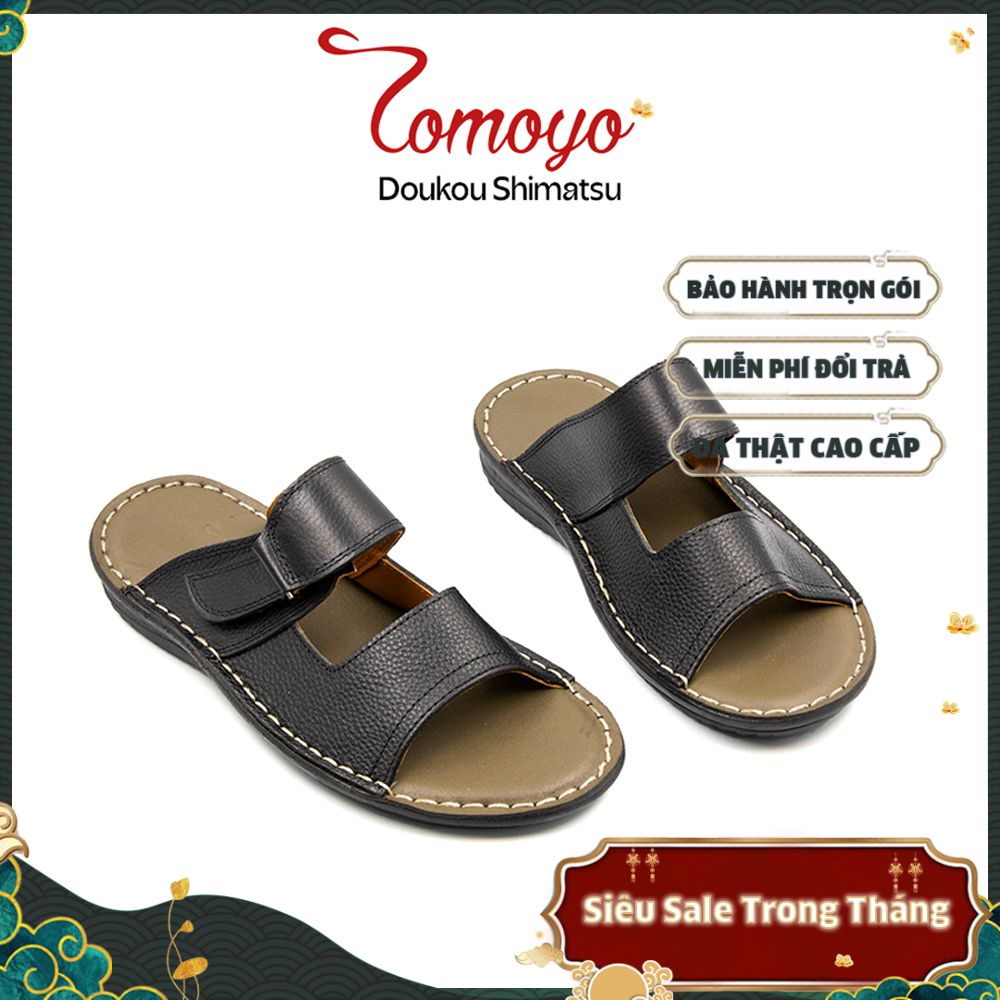  Dép Nam Quai Ngang Da Bò Tomoyo TMD10101 