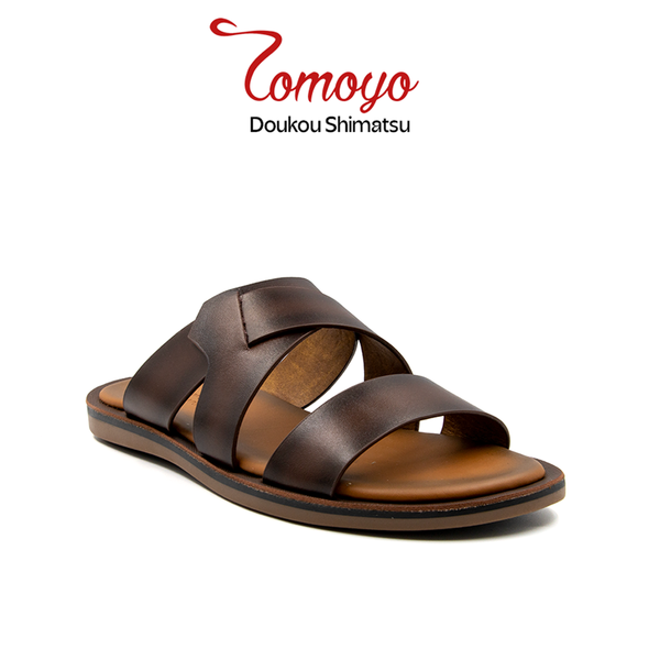  Dép Nam Da Bò Thật Tomoyo TMD10402 