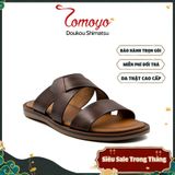  Dép Nam Da Bò Thật Tomoyo TMD10402 